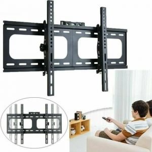 Support Mural TV Inclinable pour Écrans Plats 26-75 Pouces LED LCD Plasma 50x50-400x600mm pour Samsung, Sony, LG, Panasonic