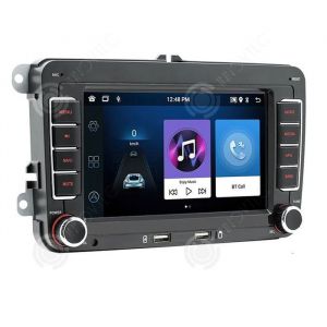 INN Autoradio bluetooth Carplay avec AndroidAuto Écran Tactile de 7 Pouces NavigationGPS Radio pour Polo Touran Golf Skoda Passat