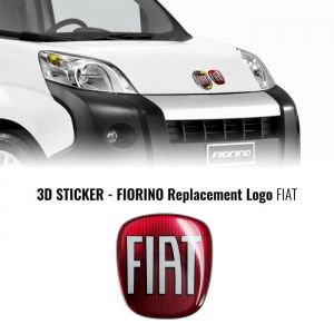 Autocollant Fiat 3D Remplacement Logo pour Fiorino