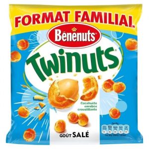 BENENUTS - Twinuts Goût Salé 260G - Lot De 4