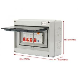 Disjoncteur différentiel 3 voies - MXZZAND - 63A 30mA RCD + 3MCB (6A+16A+32A) - 230/400V
