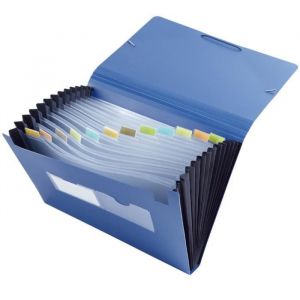 Trieur Valisette à Soufflet Classeur à Main pour Bureau Format A4 Sac Range-Document Sac Porte-Document Bureau Rangement Dossiers