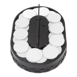 TMISHION plateau pivotant pour table daffichage à sushi Table tournante automatique de présentoir de table de rotation