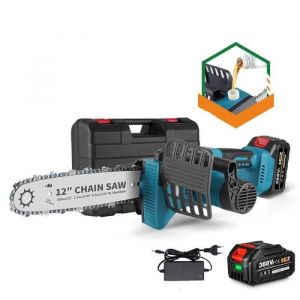 Tronçonneuse électrique sans fil 12 pouce Scie à bûche - NewBeny - 1X 1.5AH Batterie