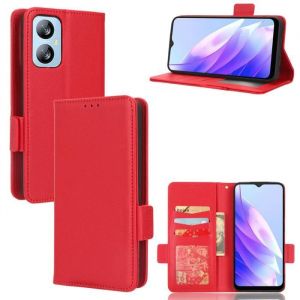 Etui Blackview A52 Pro Housse Téléphone Flip en PU Cuir Housse Blackview A52 étui de Protection - rouge