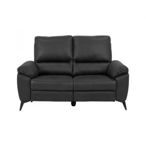 Canap&eacute; de relaxation &eacute;lectrique 2 places 158x99x103 cm gris fonc&eacute;