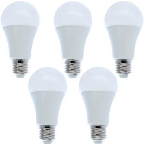 Lot de 5 Ampoules LED E27 12W Blanc Froid - Marque - Mod&egrave;le - Puissance &eacute;quivalente 100W - Classe &eacute;nerg&eacute;tique A+