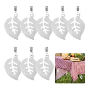 Lot de 8 poids de nappe pour lextérieur poids de nappe en acier inoxydable poids de nappe extra lourd poids  nappe pour rideaux