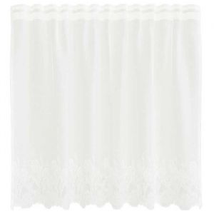 HSF&reg;Rideau en Dentelle avec des rideaux Blanc 150 x 80 cm Polyester - Rideau Interieur salon chambre &agrave; coucher @EU942721