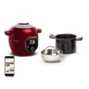 MOULINEX Cookeo + Connect Electrical Pressure Cooker 200 Built-In Recipes Bluetooth Compatibility CE86F510