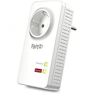 Adaptateur CPL AVM - FRITZ ! Powerline 1220 - 2 ports LAN Gigabit - Prise de courant int&eacute;gr&eacute;e - 1200 Mbit/s