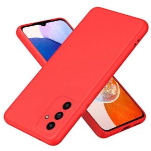 Coque pour Samsung Galaxy A15 4G / 5G - housse etui silicone gel fine + verre trempe - ROUGE