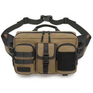 Sac Banane Homme Sac de Poitrine Sacoche Banane L&eacute;ger Sling Bag Sacoche Ceinture Imperm&eacute;able Sac Bandouli&egrave;re pour Voyage Cyclisme