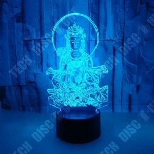 Lampe optique - TD® - Modèle Bouddha - 7 couleurs - Tactile - Faible consommation