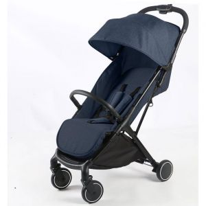 DREAMADE Poussette Canne B&eacute;b&eacute; 0-3 Ans &agrave; 15 kgPoussette L&eacute;g&egrave;re Compacte avec Harnais &agrave; 5 Points Repose-pieds R&eacute;glables Bleu