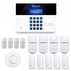 Alarme maison sans fil - TIKE SECURITE - DNBi - 4 &agrave; 5 pi&egrave;ces - D&eacute;tecteur de mouvement - GSM