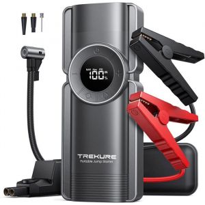 Booster Batterie Voiture 3000A20000Mah Démarreurs De Batterie Avec Compresseur À Air (JusquÀ 8.5L Gas/8.0L Diesel)150Psi Gonfleur
