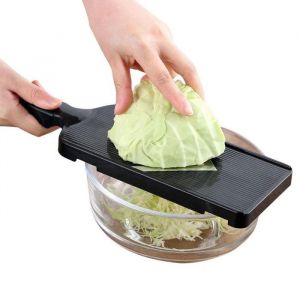 Coupe-l&eacute;gumes r&acirc;pe &agrave; choux hachoir &agrave; l&eacute;gumes coupe-salade hachoir &agrave; salade lame tranchante avec protection des mai &Eacute;tiquette