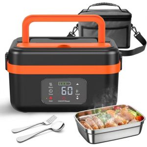 Gamelle Chauffante &Eacute;lectrique Sans Fil &ndash; Lunchbox Gamelle Chauffante &Eacute;lectrique Portable Bo&icirc;te &Agrave; Lunch Chauffante Isotherme Chaud