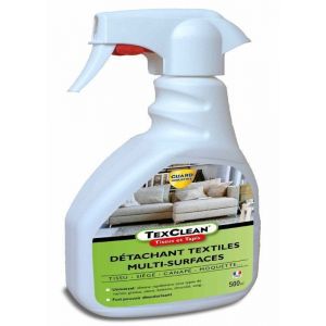D&eacute;tachant tissu  - Texclean - 500ml - Tissu Matelas Canap&eacute; et Tapis- D&eacute;tachant et Nettoyant Professionnel