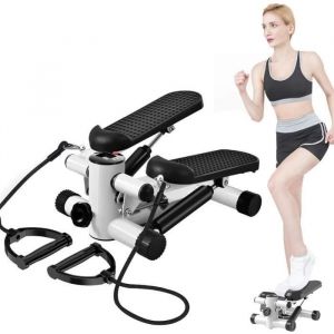 STEPPER Mini-Stepper LCD Display Up-Down-Stepper avec Power Ropes Exercice Fitness Twister Home Gym Equipment D&eacute butan280
