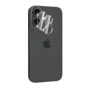 2 Protection Objectif Cam&eacute;ra Arri&egrave;re en Verre Tremp&eacute; Pour iPhone 16 (61 Pouces) Ultra HD Anti-Rayures