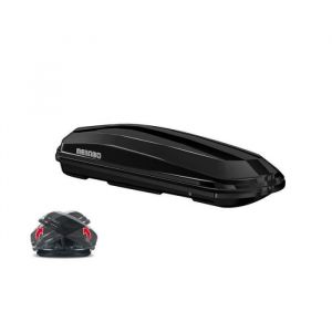 Coffre de toit 450L MENABO DIAMOND 450 DUO Noir-Brillant