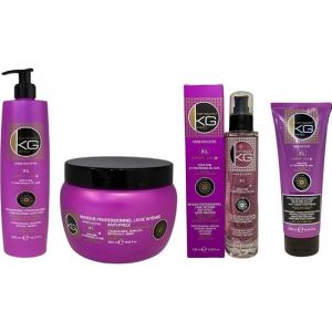 Pack Ultime Liss XL Sans Sulfates À La Kératine & Protéine De Soie Shampoing 500ml+Masque 500ml+Sérum 100ml+Crème Thermo 250ml