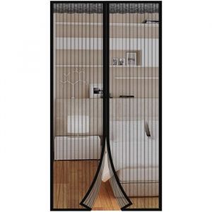 Moustiquaire Porte Magnétique FREOSEN - 100x210CM - A enroulement latéral - Scratch