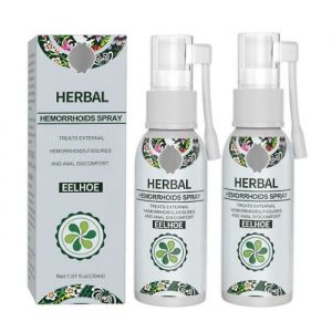 Vernis a ongles2pcs Natural Herbal Hemorrhoids Spray Hemorrhoids Traitementh&eacute;morro&iuml;des Spray pour les h&eacute;morro&iuml;des [B358007630]