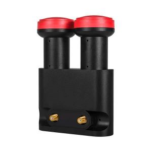 LNB Monobloc Twin - MEGASAT - DIAVOLO - Double tête - 2 sorties - Résistance intempéries
