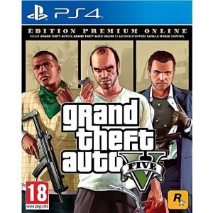 Jeu PS4 - Rockstar Games - GTA V - Edition Premium - Aventure - 1 joueur