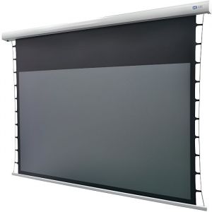 Ecran de projection motoris&eacute; tensionn&eacute; DELUXX Cinema DARKVISION 265x149cm 120 - Noir