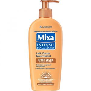 Lait corps autobronzant - MIXA - Intensif - Peaux S&egrave;ches - Peaux mates - 250 ml