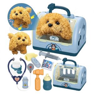 INN Robot chien 12 PCS chien &eacute;lectronique interactif jeu r&ocirc;le pour enfants jouet animaux de compagnie chiot chien interactif qui