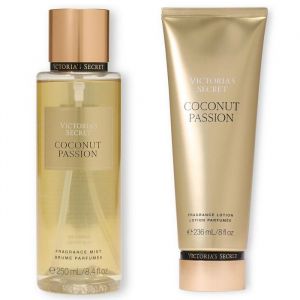 Victorias Secret - Lot de Brume et Lait pour le Corps - Coconut Passion -