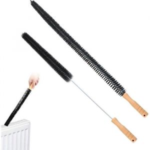 Brosse pour radiateur - 2 pi&egrave;ces - Brosse flexible pour radiateur - Brosse anti-poussi&egrave;re - Brosse de nettoyage / Brosse chauffante