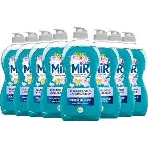 Liquide Vaisselle - Mir - Fleur de Lotus & Criste Marine - Lot de 8 - 450ml