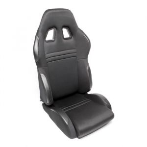 Siege baquet sport Tuning Art - noir ajustable gauche tissus Siege baquet inclinable avec mecanisme