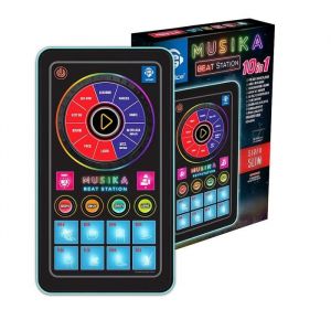 Station musicale interactive - iDance - MUSIKA BEAT STATION - 20 chansons JukeBox - 10 histoires musicales - 8 Soundpads