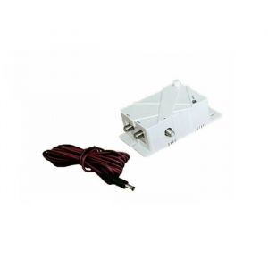 Alimentation amplifi&eacute;e 30dB 12 V / 24 V dAntenne TNT Omni Trinappe - 1 entr&eacute;e 2 sorties pour Camping Car Caravane Camion Bateau