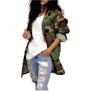 Chemise de camouflage militaire légère et décontractée pour femmes g33622