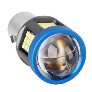 Ampoules de phare de moto Ampoule de phare de moto LED blanc haute luminosit&eacute; large vue en alliage daluminium BA20D