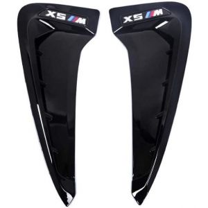 &Eacute;vents de guidage dair daile lat&eacute;rale pour BMW X5 X5M F15 F85 2014-2018 Logo X-Drive (Logo X Drive Silver)