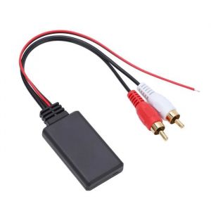 Adaptateur Bluetooth Aux In Autoradio 2 Rca Bluetooth 5.0 Adaptateur Sans Fil Aux C&acirc;ble Audio Remplacement Pour Kenwood