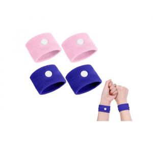2 Paires Bracelet Anti Nausée Bande De Poignet De Soulagement De Nausée Pour Les Enfants Les Adultes Les Vacances Et Les Voyages