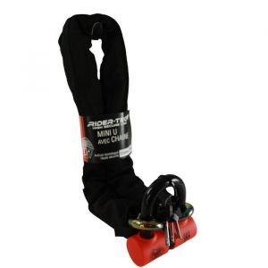 Rider-tec -  Antivol 2 Roues Chaine Sra 120cm & Antivol Mini U Sra