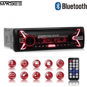 Autoradio Bluetooth 7 Couleurs Stereo FM Radio 4x60W Poste Radio Voiture Soutien Bluetooth-USB-SD-AUX-EQ - MP3 - TF + Téléco P16808