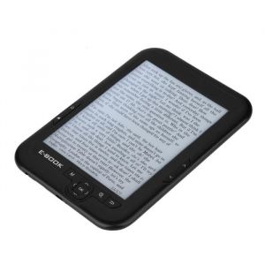 TMISHION E-BOOK Reader Display E‑BOOK Reader E‑Ink 6 pouces E‑reader Résolution 1024 x 768 Écran 300 DPI Bleu Couverture