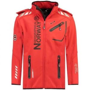 Softshell Homme - Geographical Norway - Royaute A Rouge - Manches longues - Ski - Respirant